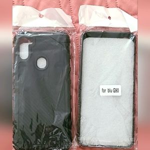 2 Brand New Black BLU G90 Cellphone cover